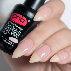 Гель лак PNB №071 (молочно-розовый, эмаль)