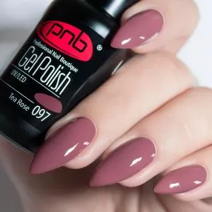Гель лак PNB №097 (розово-коричневый, эмаль)