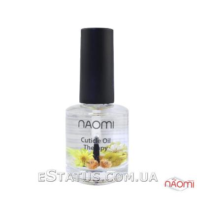 Квіткова олія для кутикули Naomi Лимон 15 мл