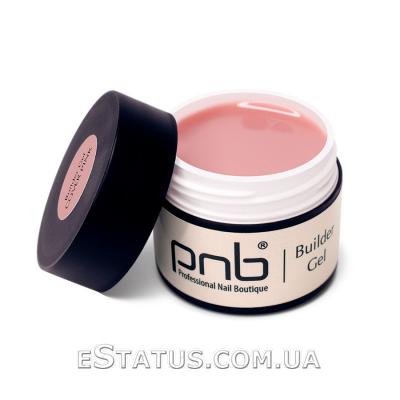 Гель однофазный моделирующий розовый / PNB Builder Gel Cover Pink, 15 мл