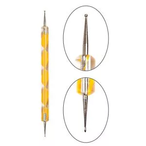 Дотс для рисования YRE Nail Art Dotting оранжевый, 1 шт.