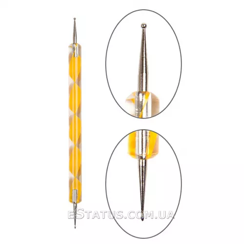 Дотс для малювання YRE Nail Art Dotting оранжевий, 1 шт.