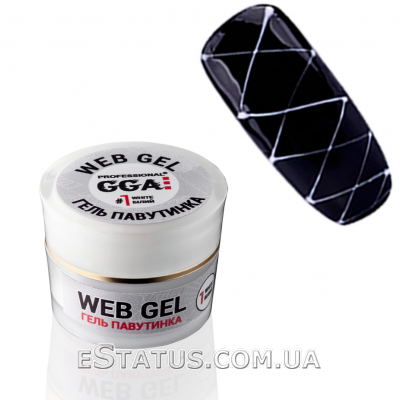 Гель павутинка GGA Web-Gel №01 (Білий), 5 мл