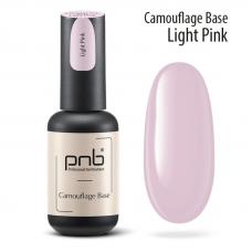 Камуфлирующая каучуковая база PNB, Light Pink (светло-розовая), 8 мл