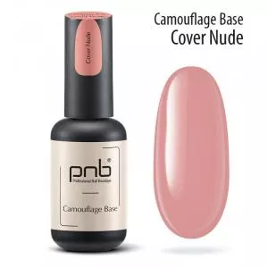 Камуфлююча каучукова база PNB, Cover Nude (нюдовий), 8 мл