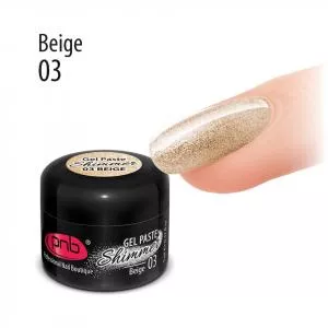 Shimmer Gel Paste / Гель паста с шиммером PNB 03 бежевая