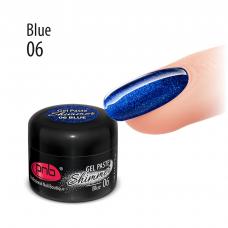 Shimmer Gel Paste / Гель паста с шиммером PNB 06 синяя