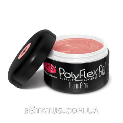 Полифлекс гель PNB камуфлирующий теплый розовый/UV/LED PolyFlex Gel Warm Pink 5 ml/15 ml/50 ml