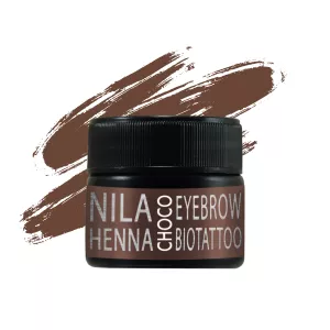 Nila Хна для бровей и биотату, шоколад, 10 г