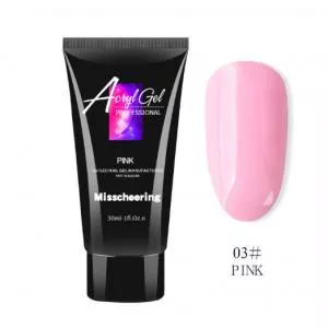 Полигель/Poly gel Misschering №03 pink, 30 мл 