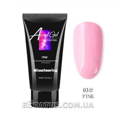 Полігель/Poly gel Misschering №03 pink, 30 мл