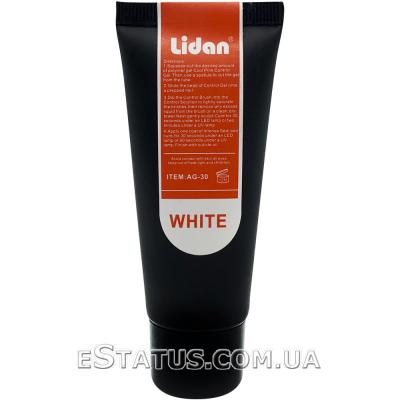 Полигель/Poly gel Lidan white (белый),30 мл