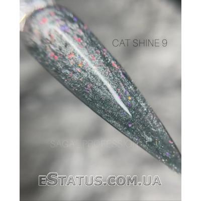 Гель-лак SAGA Cat Shine №9 (хрустальный кошачий глаз),8мл