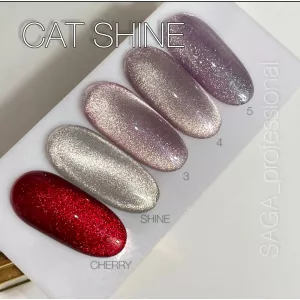 Гель-лак SAGA Cat Shine №11 (хрустальный кошачий глаз),8мл - Фото 3