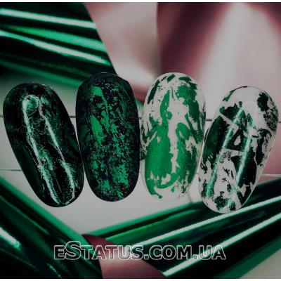 Фольга для дизайну нігтів "Зелена"