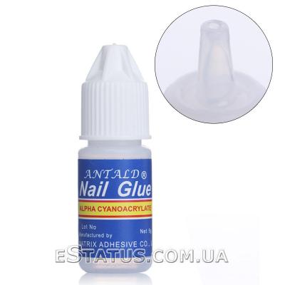 Клей для искусственных и натуральных ногтей NAIL GLUE, 3 мл