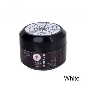 Гель-паутинка Saga Professional Spider Gel White (белая), 8 мл