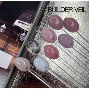 Гель для нарощування SAGA Builder Gel Veil №5 Nude, 15 мл Гель для нарощування SAGA Builder Gel Veil №5 Nude, 15 мл - Фото 2