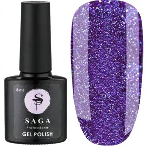 Гель лак Saga Fiery №9 (светоотражающий), 8 мл