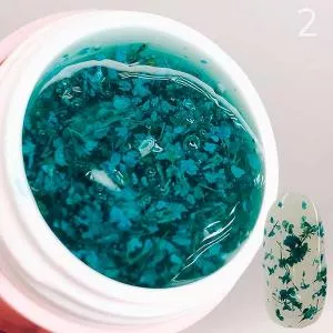Гель SAGA Flower Fairy Gel №2 с сухоцветами, 5 мл