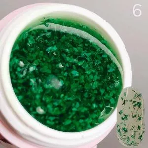Гель SAGA Flower Fairy Gel №6 с сухоцветами, 5 мл