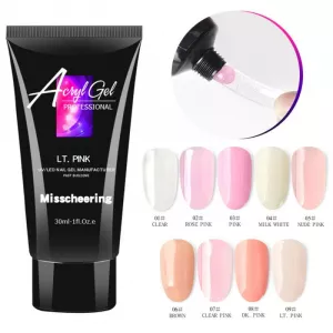 Полигель/Poly gel Misschering №04 milk white (молочный), 30 мл - Фото 1