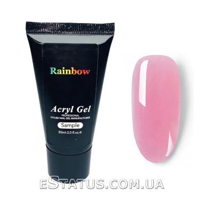 Полігель/Poly gel Rainbow №04 (рожевий), 30 мл