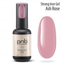 Гель моделирующий розовый / PNB Strong Iron Gel Ash Rose, 8 мл
