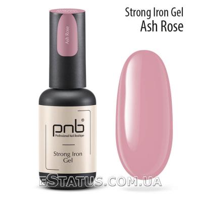 Гель моделюючий рожевий / PNB Strong Iron Gel Ash Rose, 8 мл