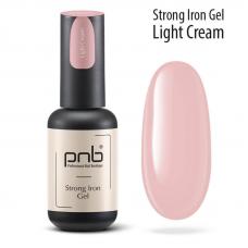 Гель моделирующий нюдовый / PNB Strong Iron Gel Light Cream, 8 мл