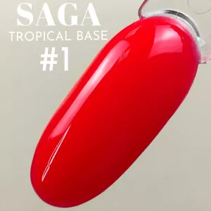 SAGA Tropical Base №1 (цветная база), 8 мл SAGA Tropical Base №1 (цветная база), 8 мл - Фото 2