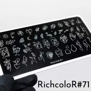 Пластина для стемпинга RR-71