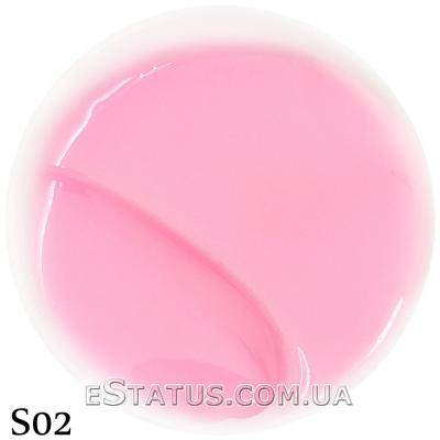 Полигель/Poly gel (Acryl Gel) S02, розовый, 15 мл