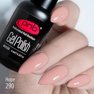 Гель-лак PNB №290 (нежно-розовый), 8 мл