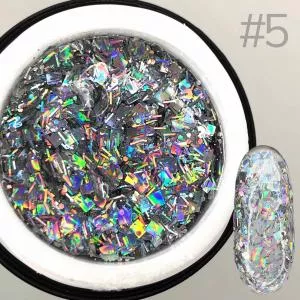 Гель Saga Galaxy glitter Gel №5, 8 мл