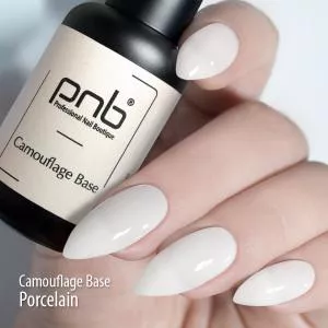 Камуфлирующая каучуковая база PNB, Porcelain (молочный), 8 мл