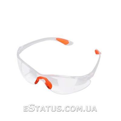 Захисні окуляри майстра манікюру та педикюру (помаранчеві)