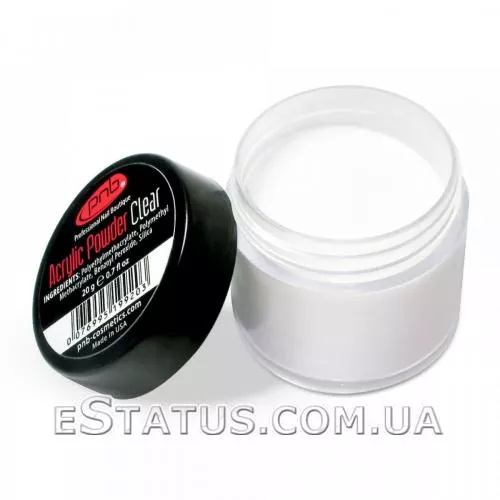 Акриловая пудра PNB Acrylic Powder Clear, 20 мл Акриловая пудра PNB Acrylic Powder Clear, 20 мл
