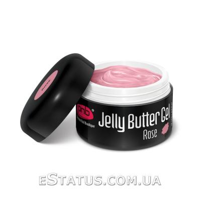 Гель-желе камуфлирующий, розовый / PNB Jelly Butter Gel Rose, 15 мл