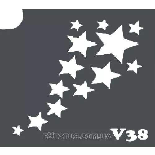 Трафарет для біотату, V 038