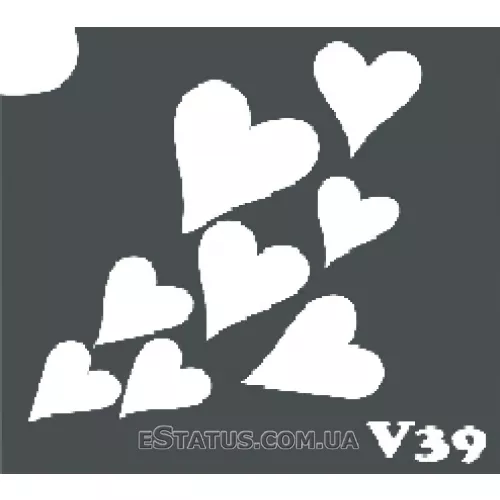 Трафарет для биотату, V 039