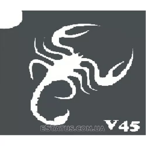 Трафарет для біотату, V 045