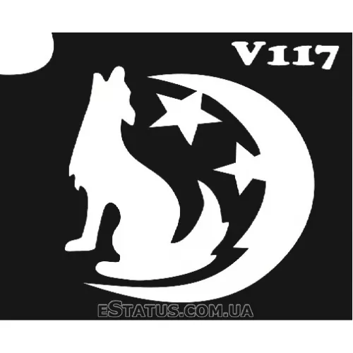 Трафарет для биотату, V 117