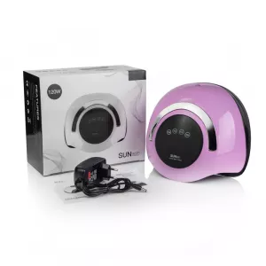 Лампа LED+UV SUN BQ-5T 120W SMOKE PINK (дымчатый розовый) - Фото 3