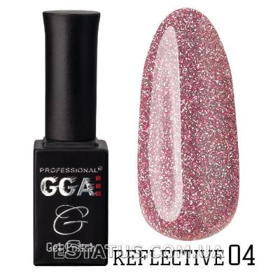 Гель-лак GGA Reflective (светоотражающий) № 04, 10 мл