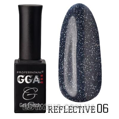 Гель-лак GGA Reflective (світловідбивний) № 06, 10 мл