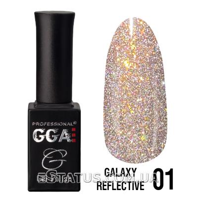 Гель-лак GGA Professional Galaxy Reflective №01, 10 мл