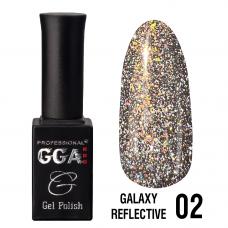 Гель-лак GGA Professional Galaxy Reflective №02, 10 мл