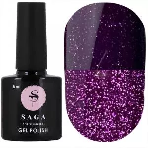 Гель лак Saga Fiery №26 (светоотражающий), 8 мл