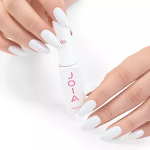 Гель-лак JOIA Vegan 003 (белый с шиммером), 6 мл